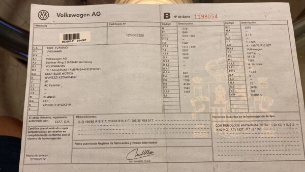 2012 Volkswagen Golf Variant 1.6 TDI - Imagen 24